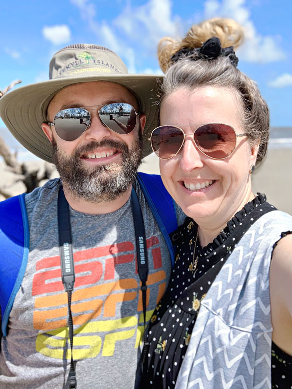 Daniel and Melissa Selfie Jekyll island