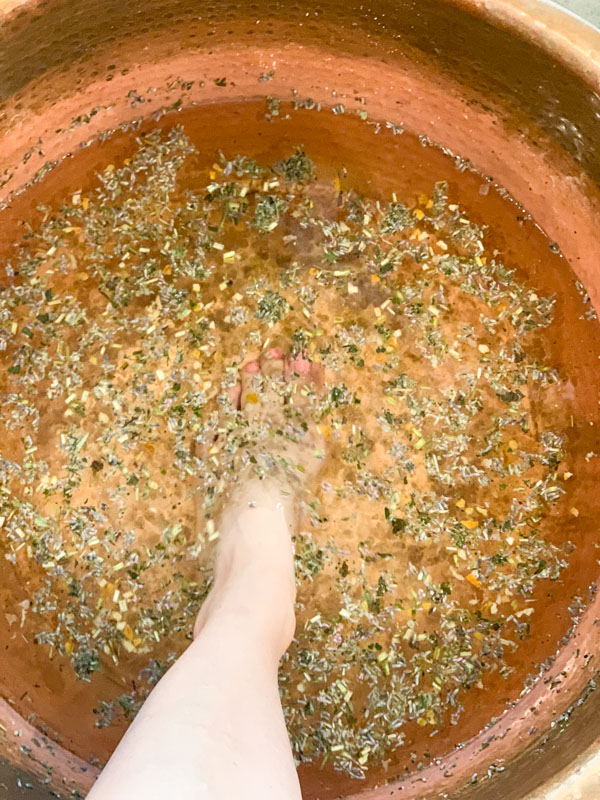UDander Foot soak - Oklahoma City Girlfriend's Getaway