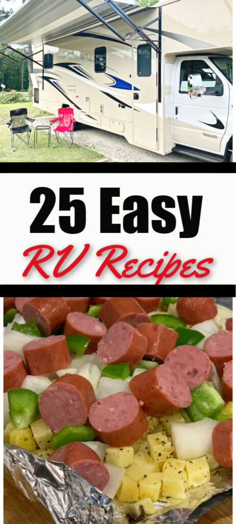 easy travel trailer meals