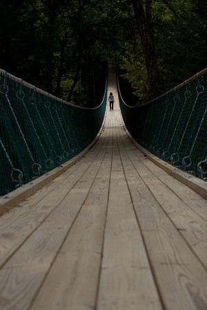 swinging bridge -Sevierville