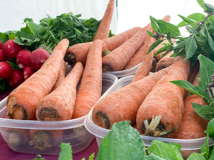 Farmers Market Carrots