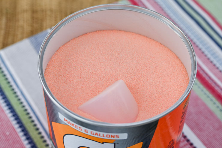 Orange Gatorade powder