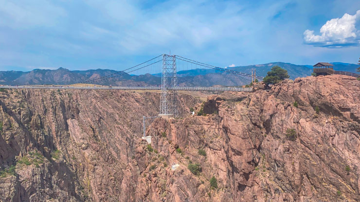 Royal Gorge Bridge in Colorado View