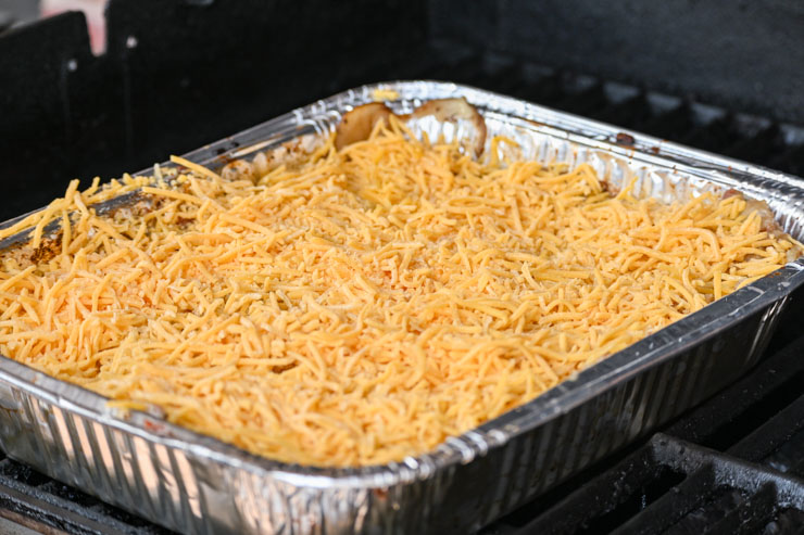 ADD SHREDDED CHEESE