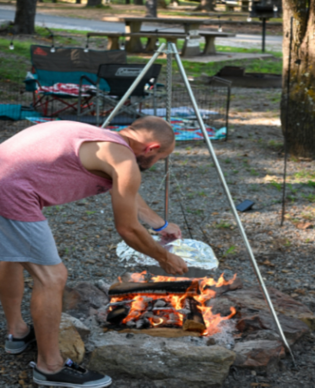 camping tripod - camping supplies