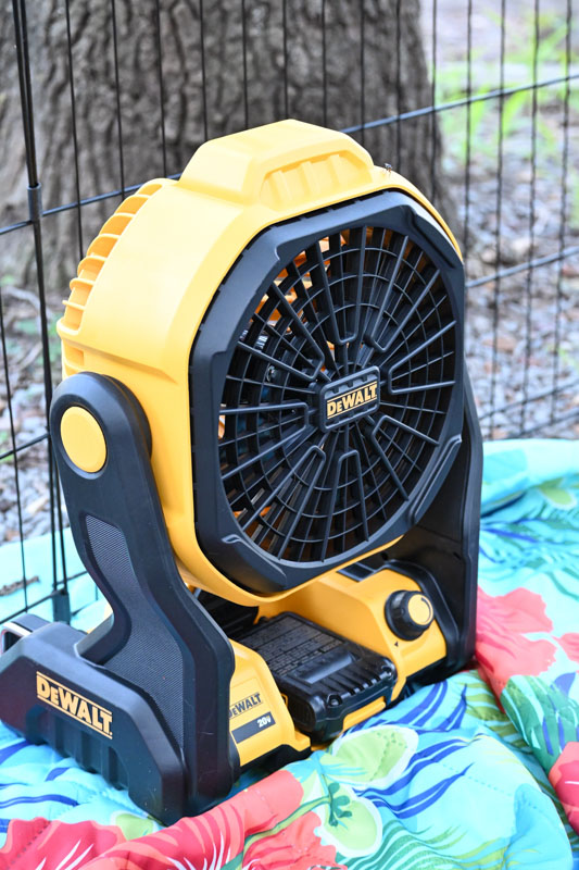 Dewalt Fan - camping supplies