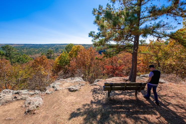 Robbers Cave State Park Fall -Backpacking Trails in Oklahoma