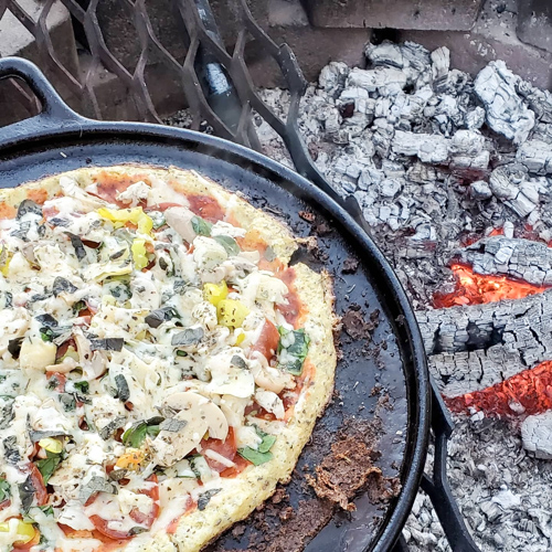 Campfire Cauliflower Pizza Crust Recipe