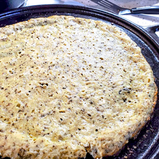 Grilled Cauliflower Pizza Crust