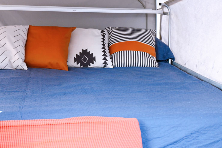 Big Dawg Mattress with pillows - camping list