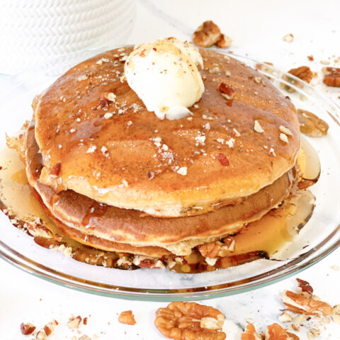 Muffin Mix Pancakes - plated
