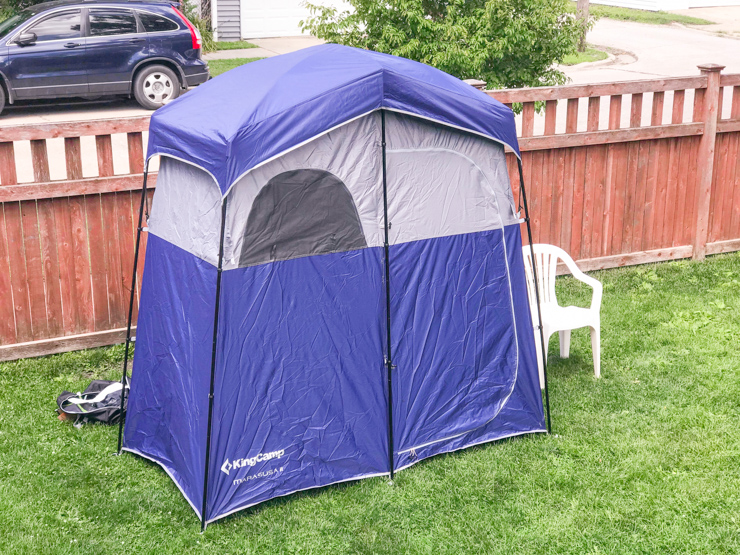 Shower tent - camping list