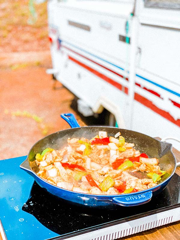 Easy Campfire Fajitas