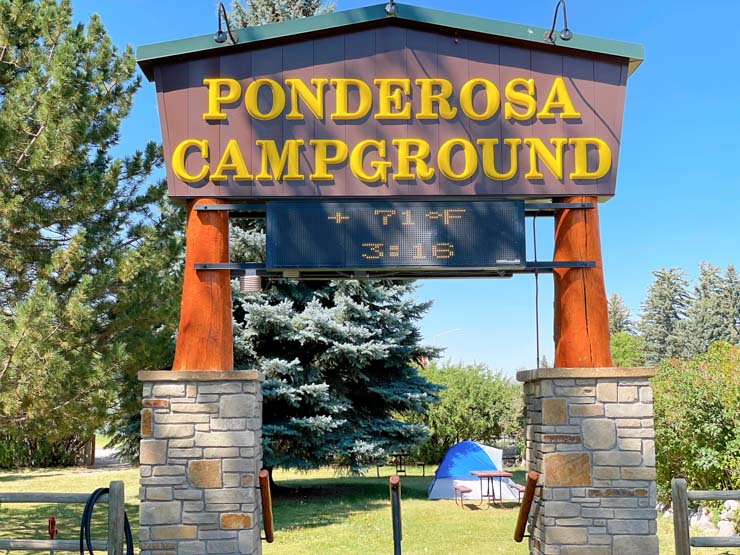 Camping Near Yellowstone: Cody Ponderosa Campground