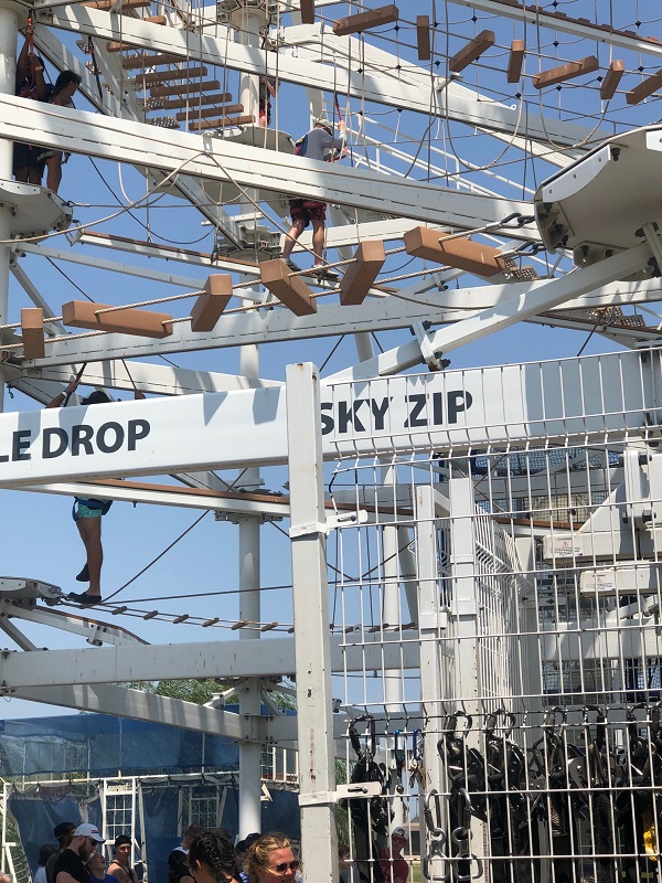 Sky trail and Sky Zip entrance Riversport OKC