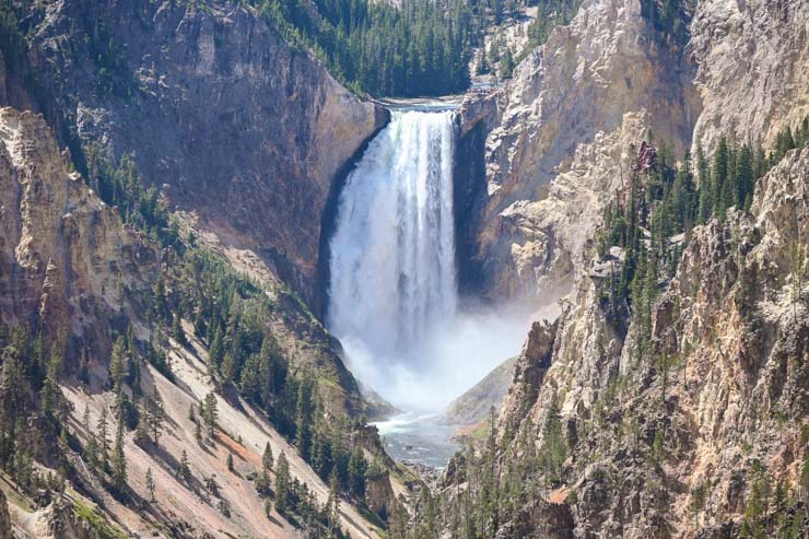 Artist point Yellowstone