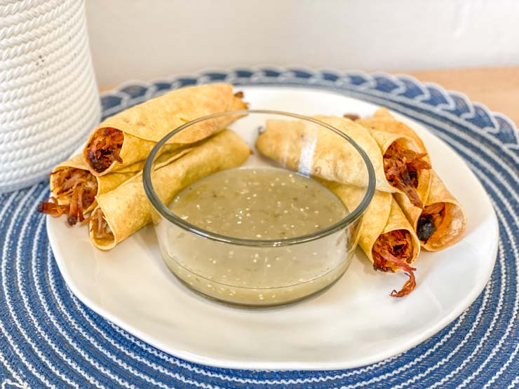 Air Fryer Taquito: Pulled Pork!