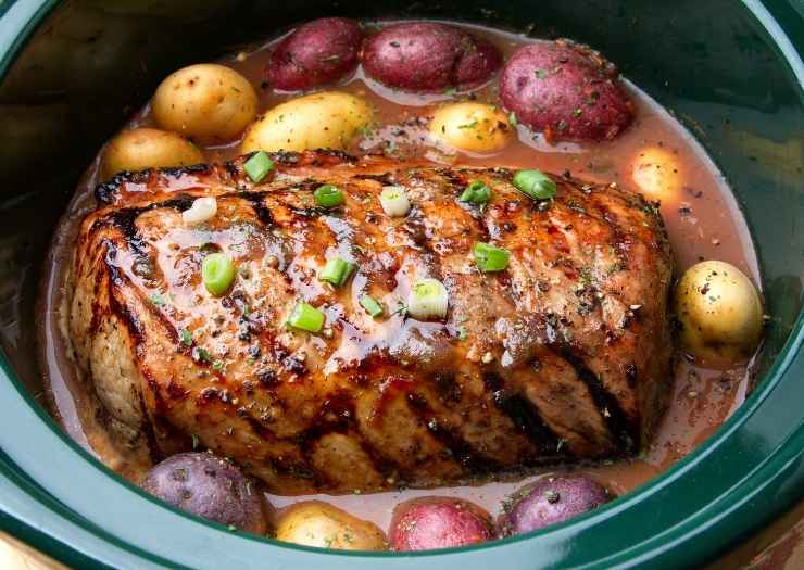 Slow Cooker Eye of Round Roast With Vegetables Recipe