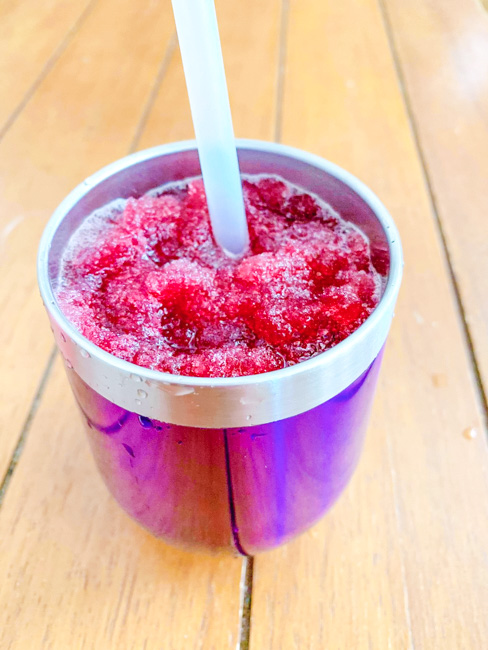 Wine Slushie Recipe with Snow