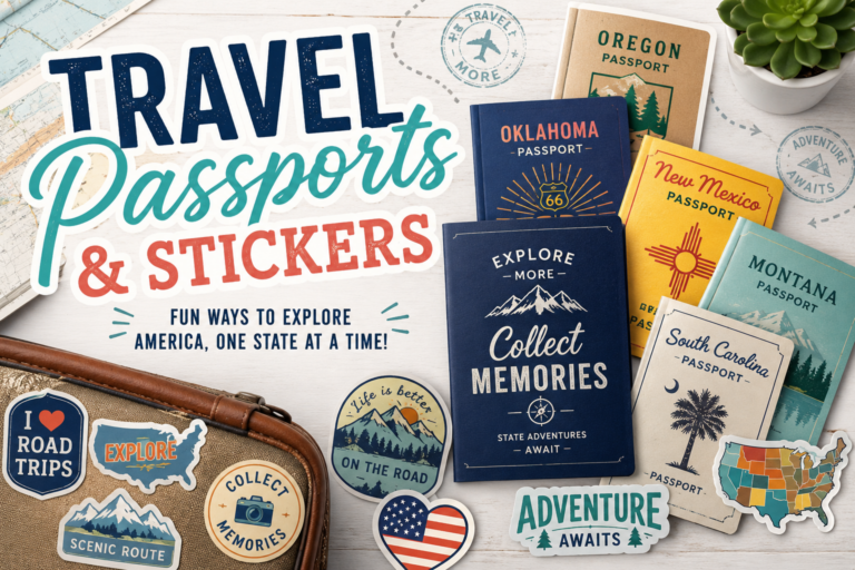 Travel Passports & Stickers from US Tourism Departments
