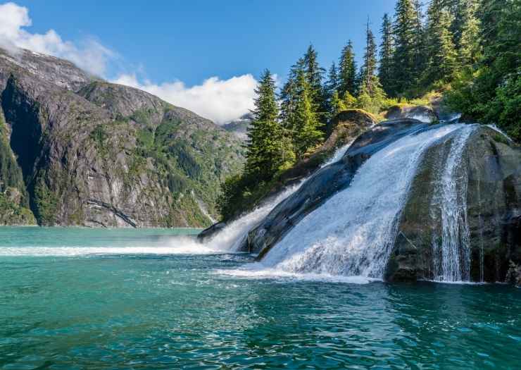 Alaska Cruise Waterfall