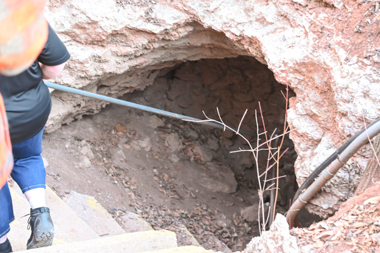 alabaster cave entrance