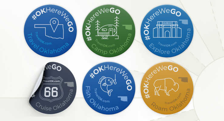 Free travel stickers