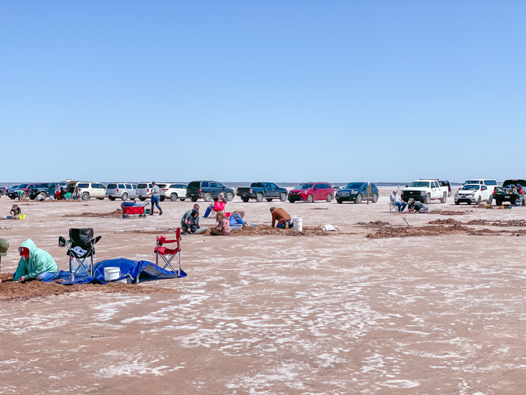 Great Salt Plains Crystal Digging Area