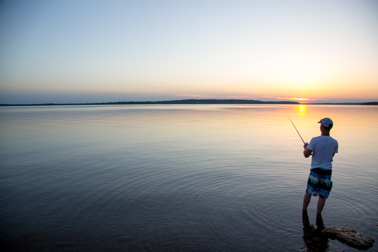 Sequoyah State Park Lake -Sequoyah national park Oklahoma