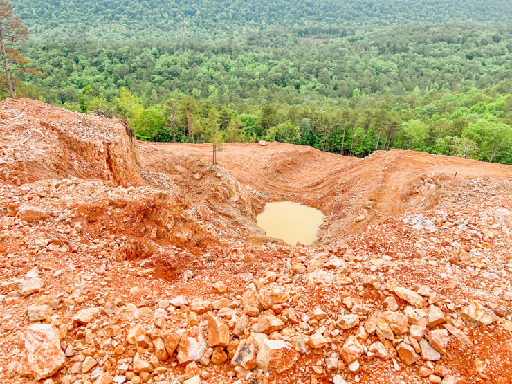 Avant Crystal Mining Crystal Digging in Arkansas