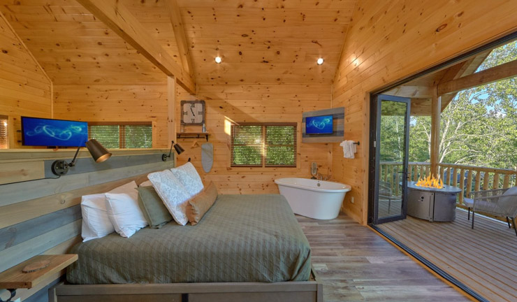 Tennessee treehouse - honeymoon cabins in gatlinburg tn