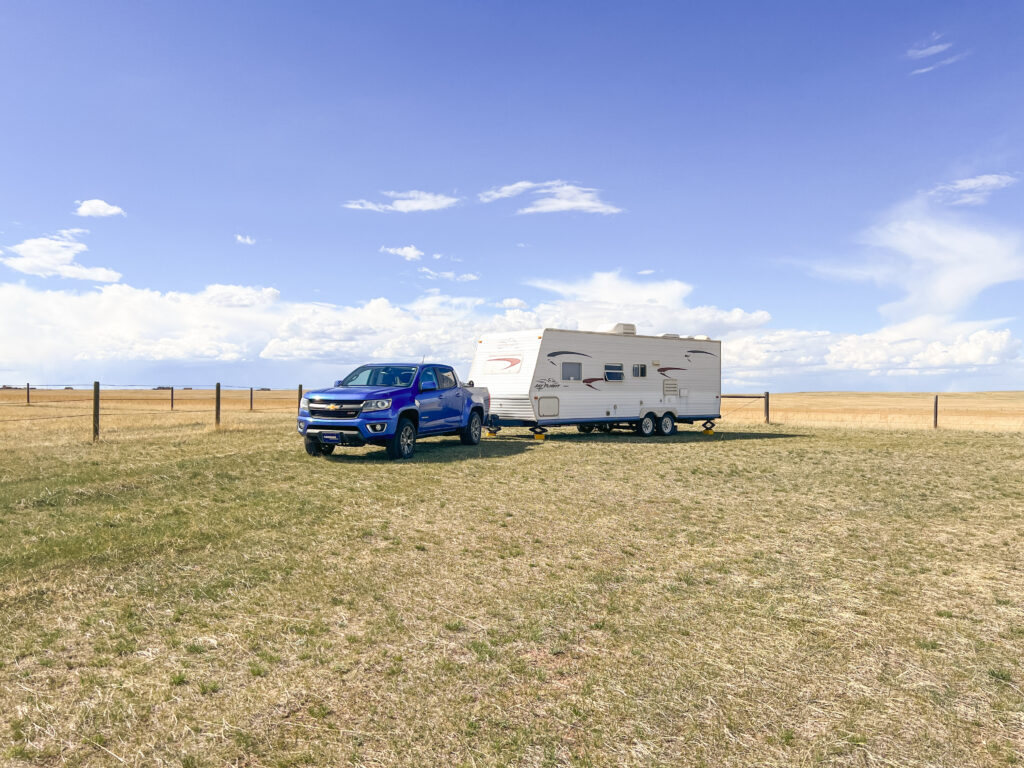 camper RV Boondocking App in cheyenne wyoming