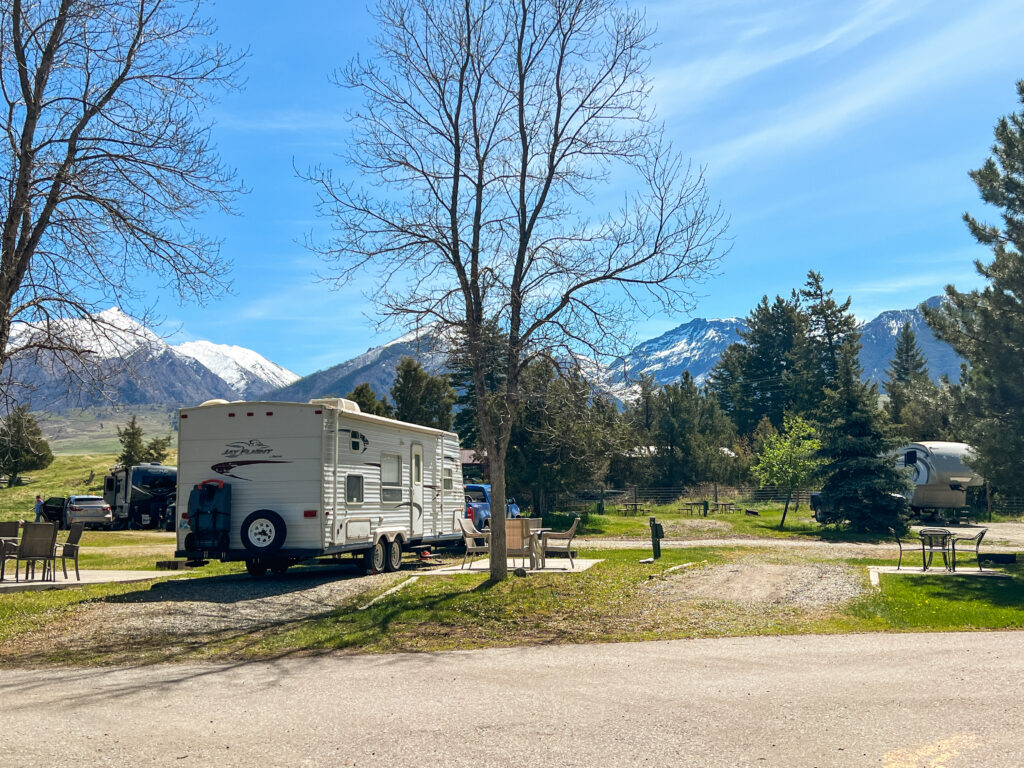 Livingston Montana to Yellowstone National Park KOA