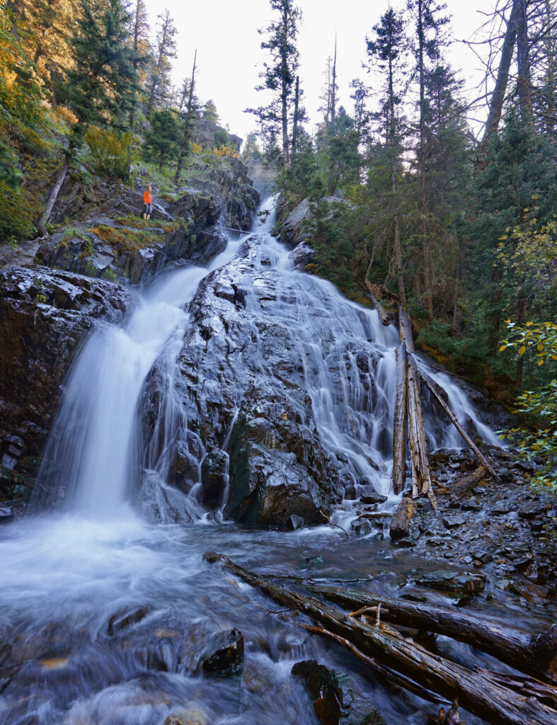 pine creek falls : livingston Montana to yellowstone national park