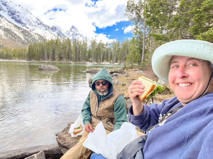Picnic Leigh Lake Grand Tetons
