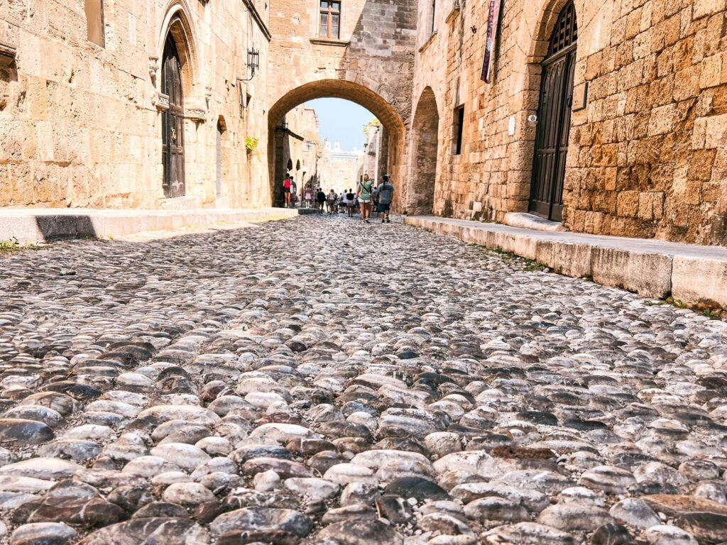 Street of Knights Rhodes Ancient Greece