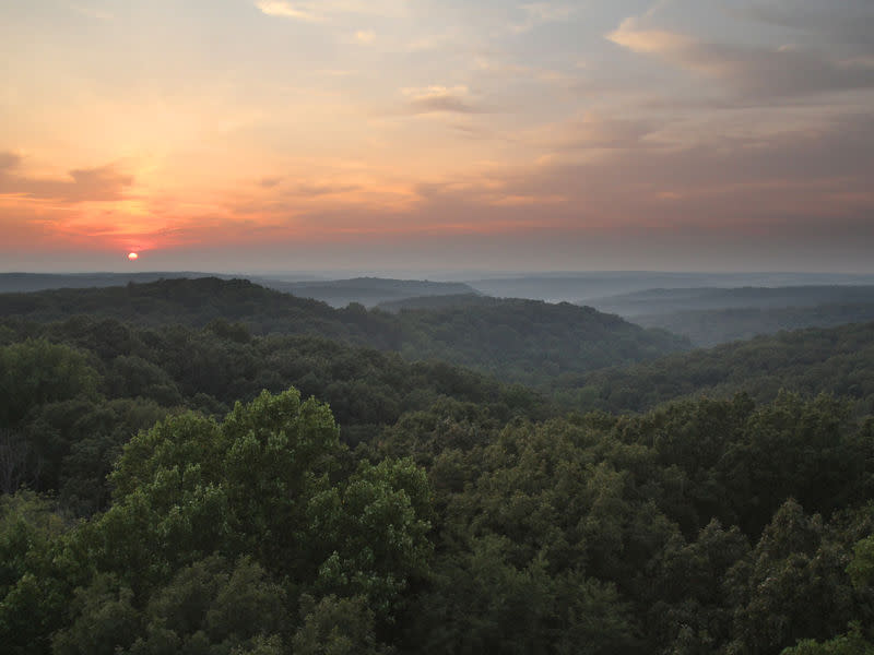 Hoosier National Forest in Southern Indiana