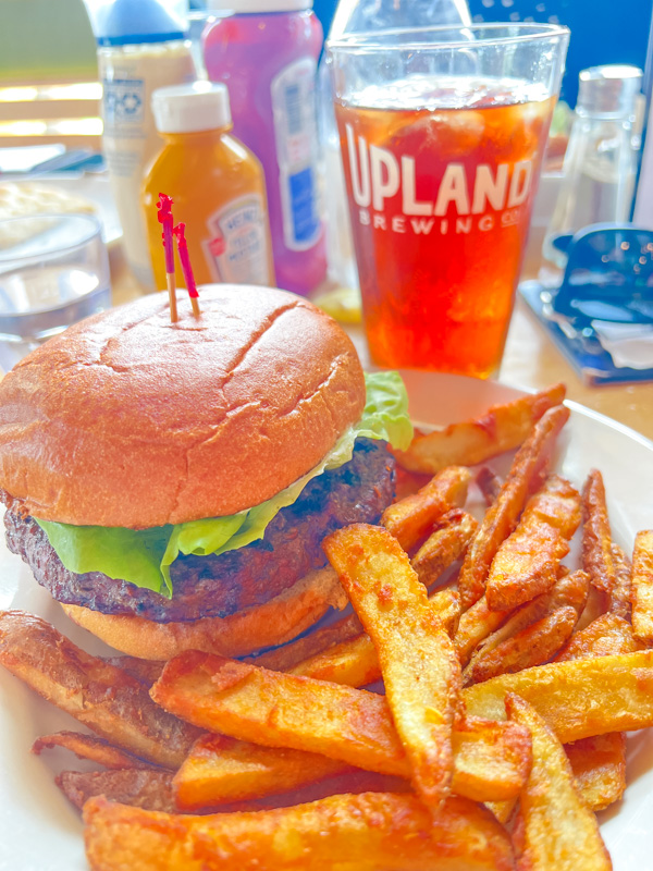 Upland Brewing Burger