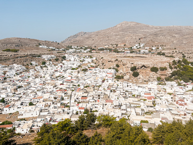 Rhodes Ancient Greece Town