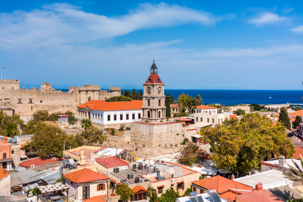 Rhodes Ancient Greece Old Town