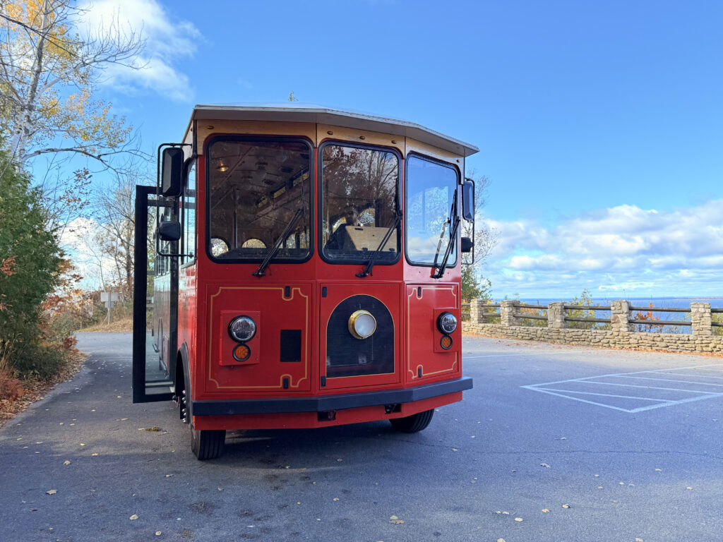 door trolly Fall in Door County