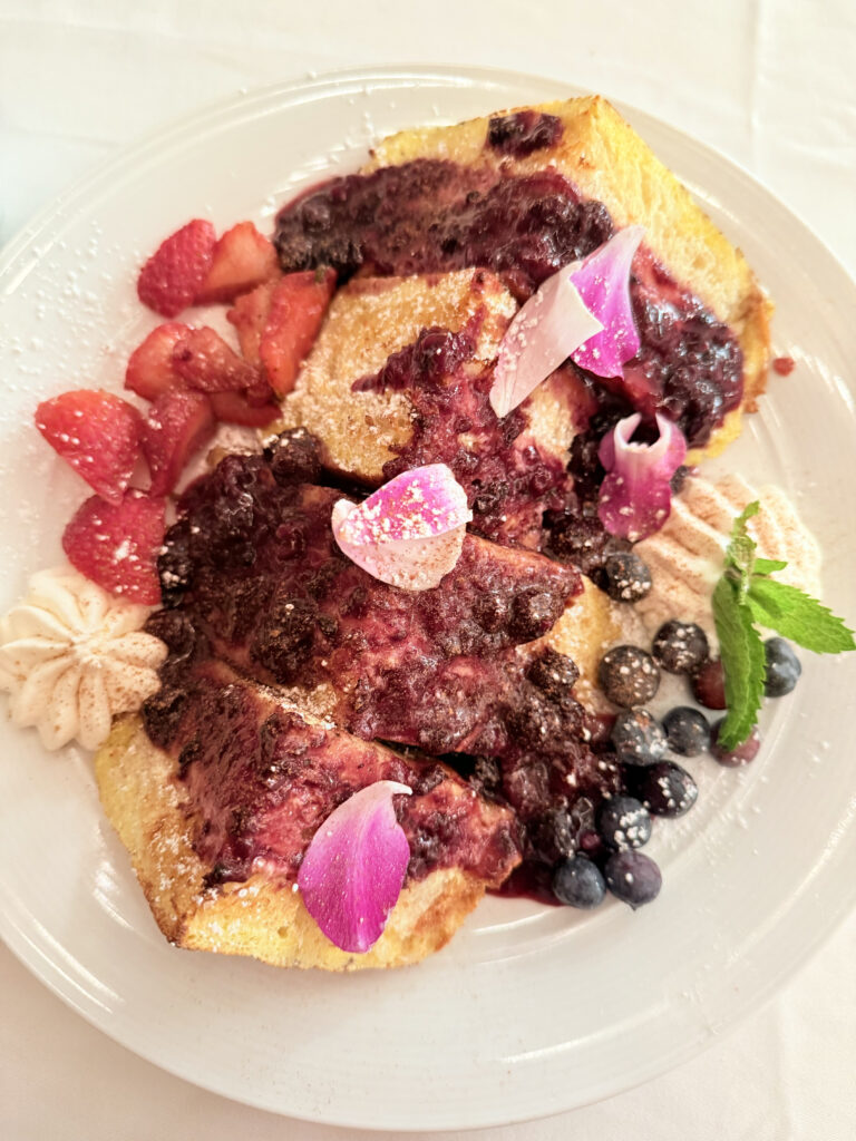 Stuffed French Toast at West Baden