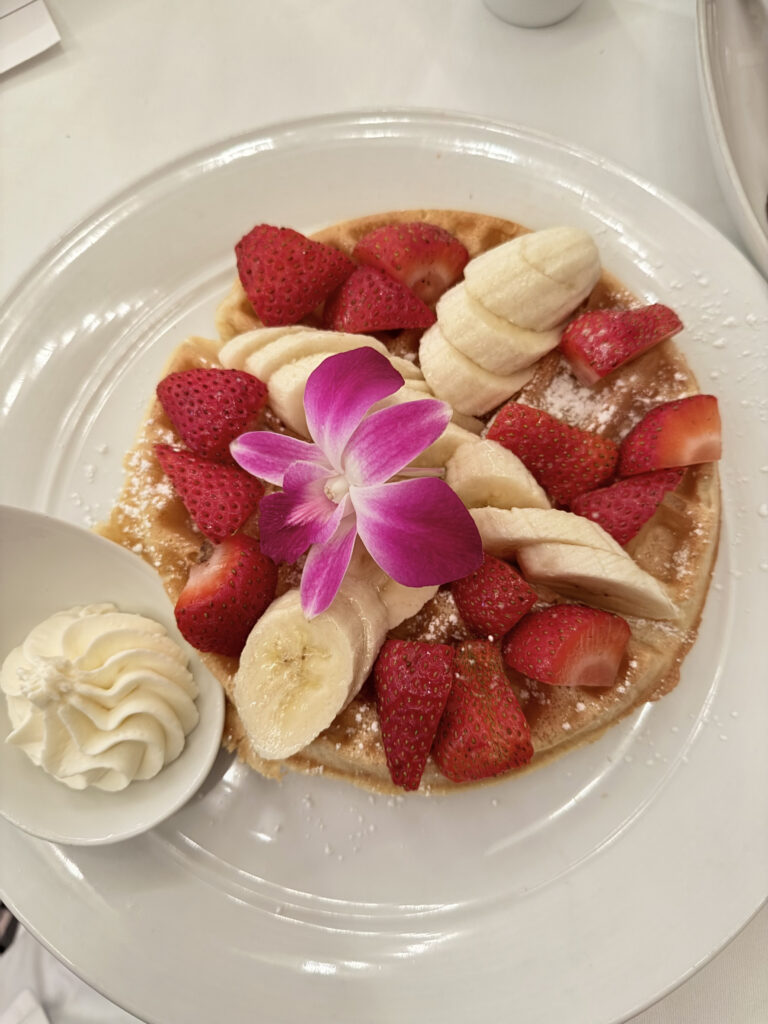 The waffle Breakfast at West Baden