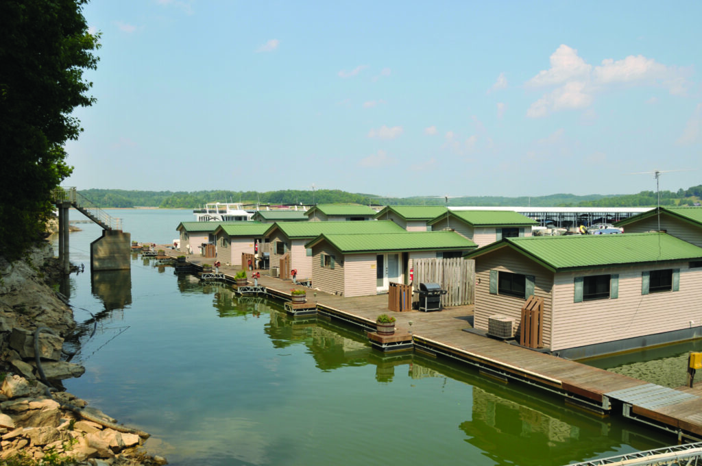 Patoka Lake Marina Floating Cabins  in Southern Indiana