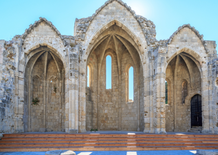 lady of the castle cathedral rhodes