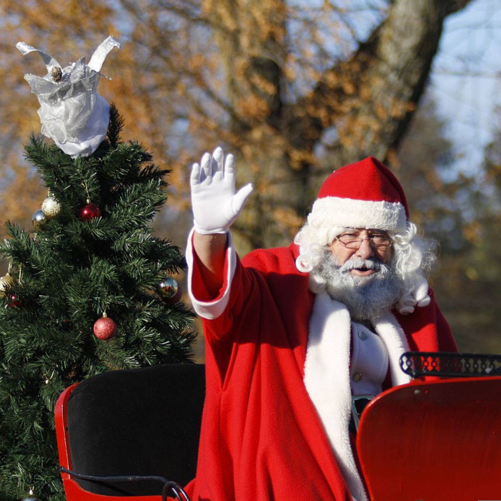 Santa Holiday Event in Chickasaw Country