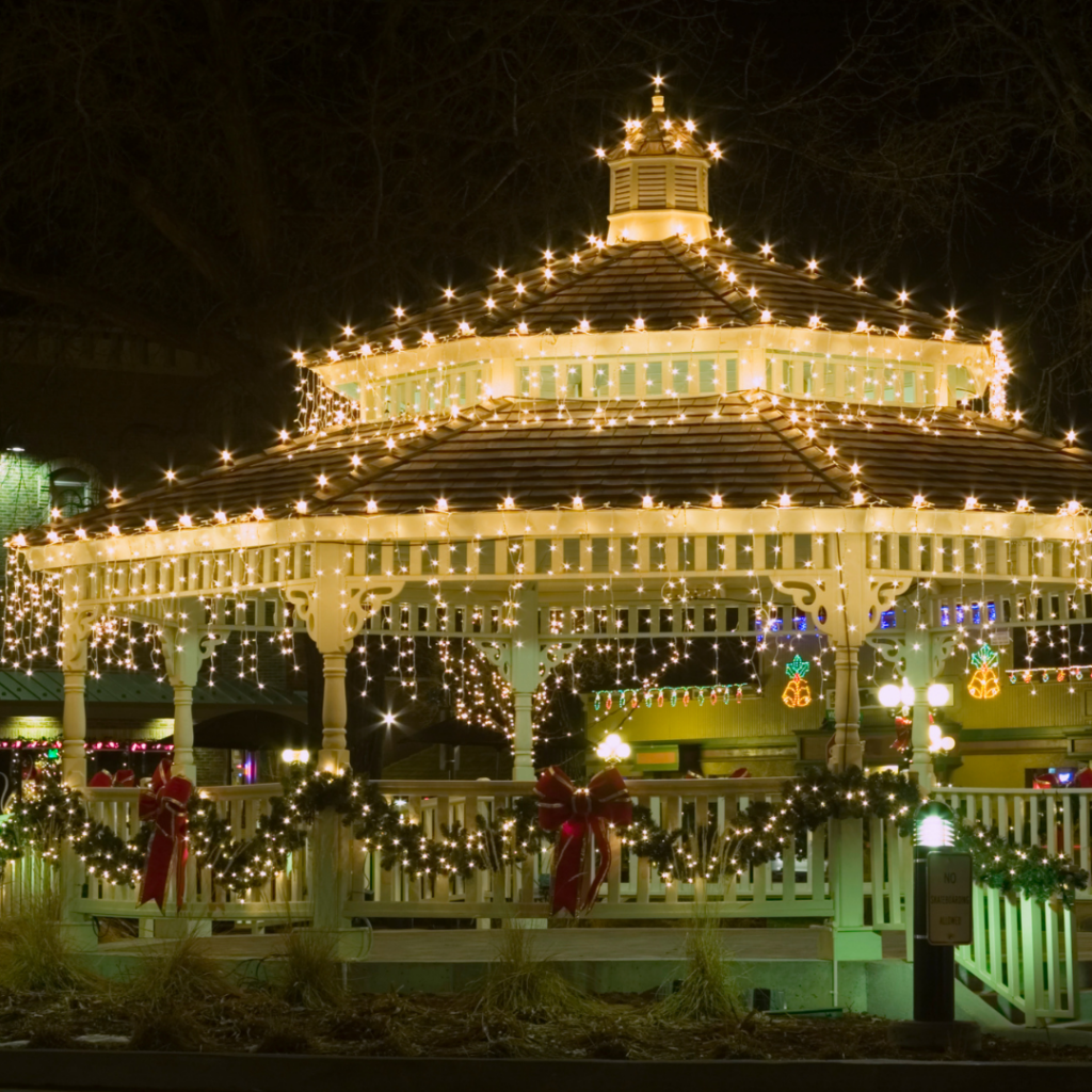 Lighted Gazebo