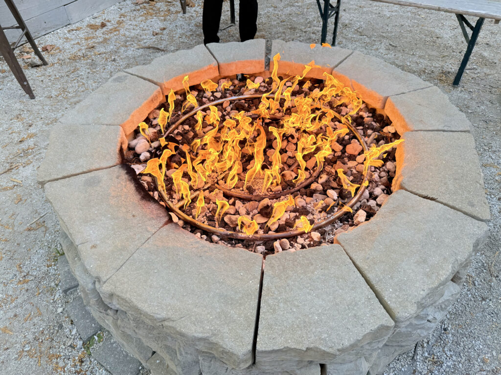 DCBC Eats Door County Brewing Co Fire Pit