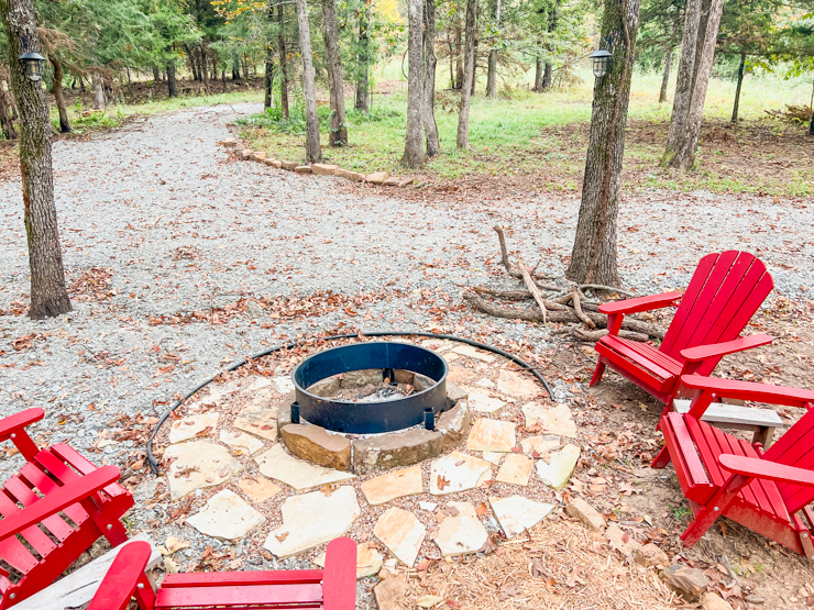 Kevin Ponces Cabin Fire Pit McAlester Oklahoma