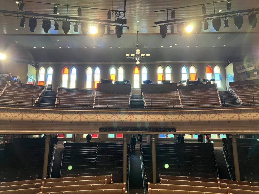 Visiting the Ryman December in Nashville